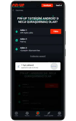 APK faylını quraşdır